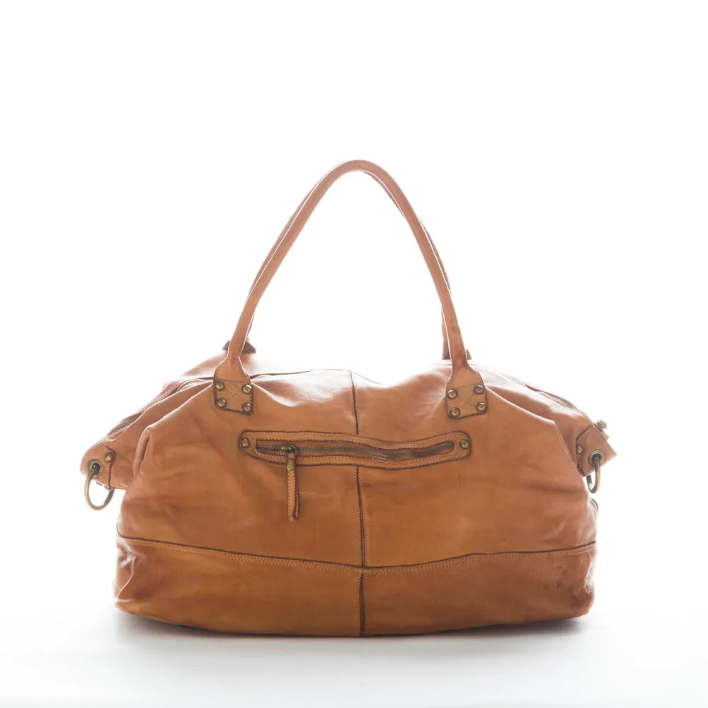 La Via Firenze Butter Collection V074 borsa viaggio cuoio weekend