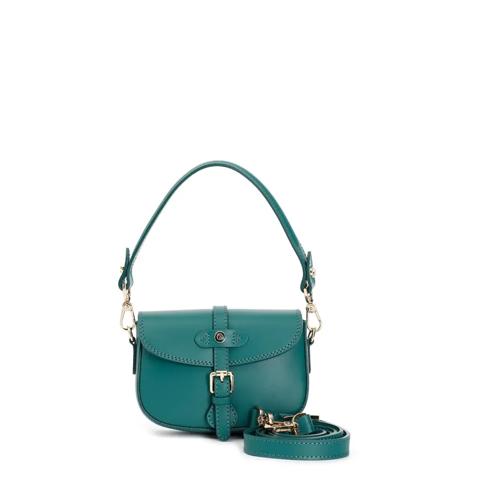 CafèNoir pattina pelle verde fibbia