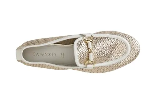 CafèNoir Mocassini Pelle Intrecciata Morsetto Donna tacco 2,6 cm