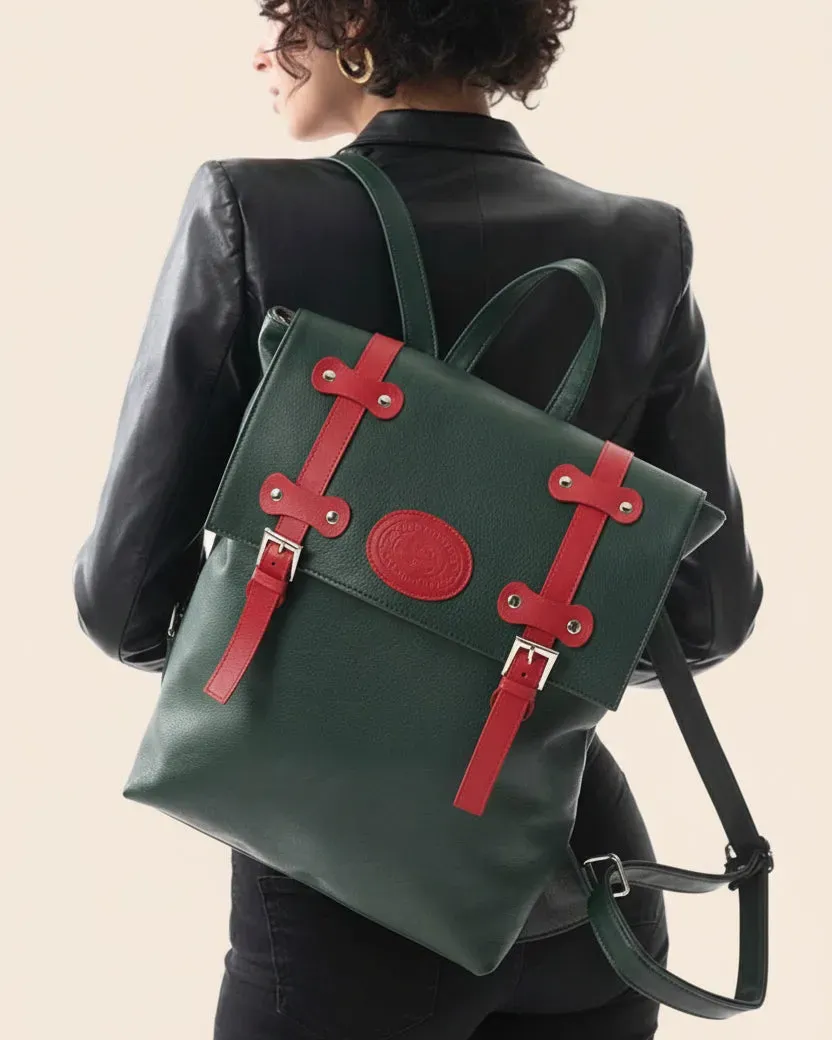 Figus Zaino U Eco zaino ecopelle verde