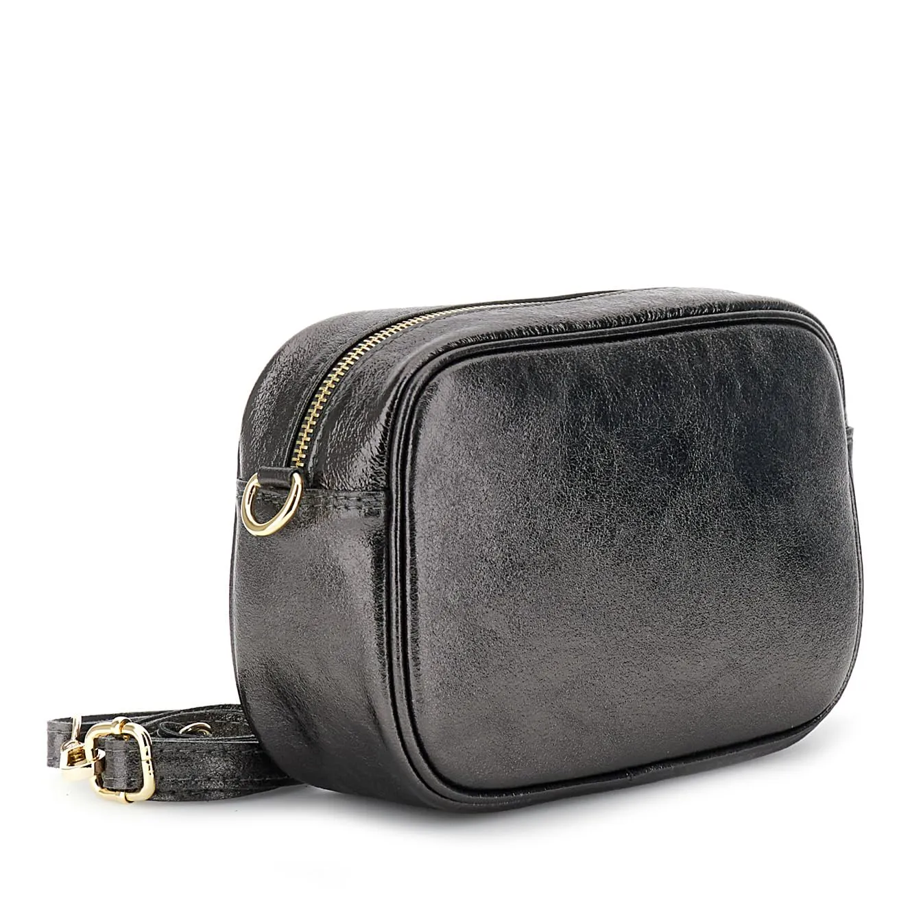 CafèNoir Borsa Camera Pelle Laminata Tracolla Nappa Donna