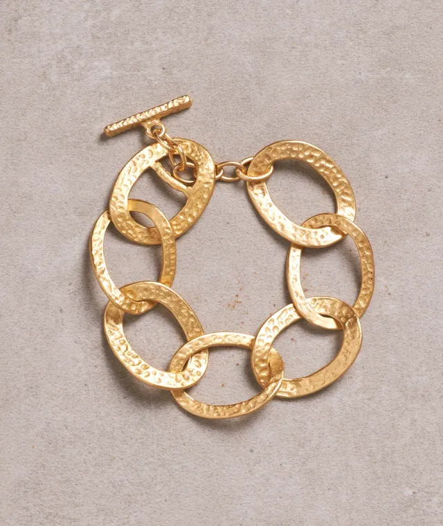 Figus Alice battuto Gold bracciale oro