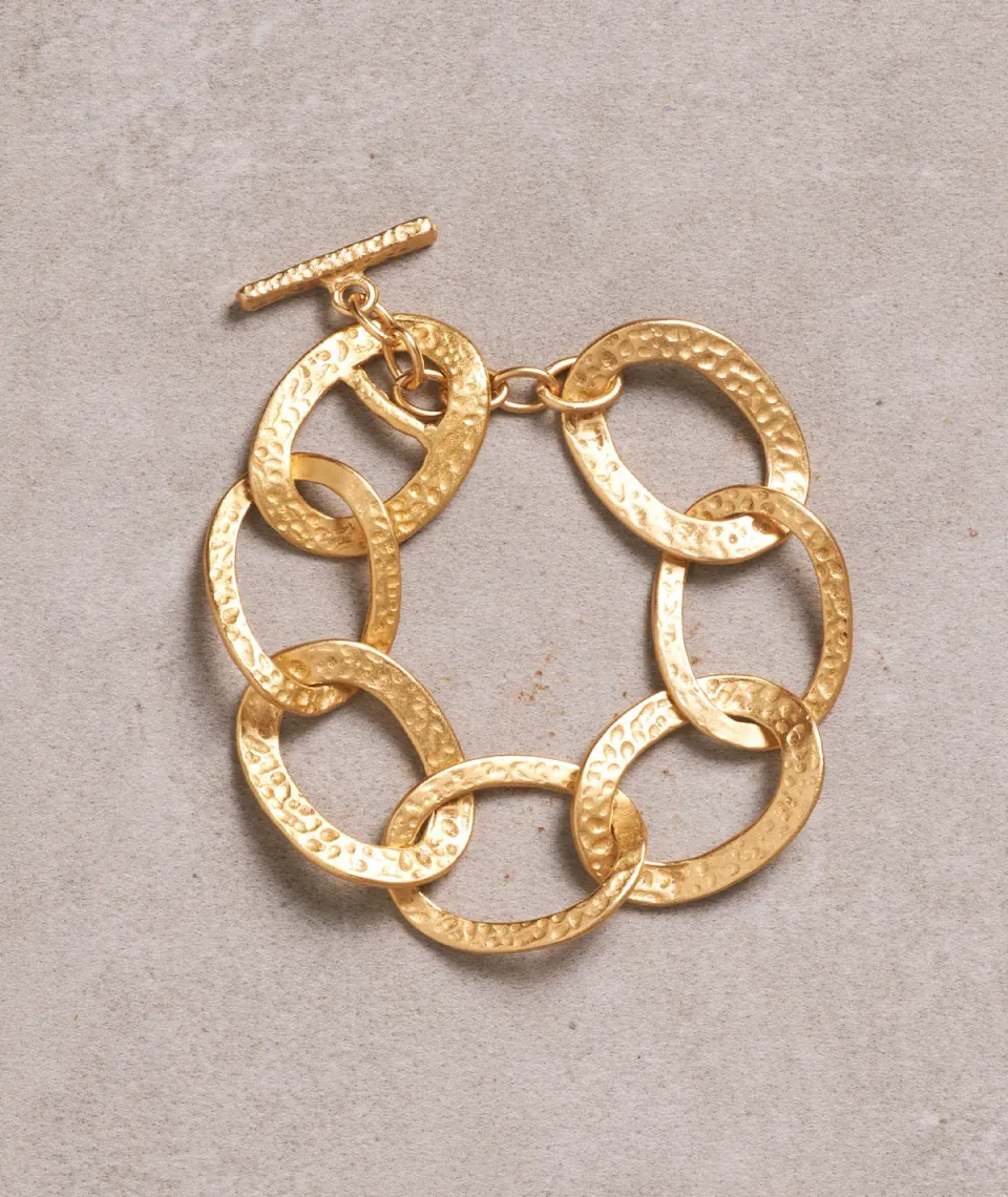 Figus Alice battuto Gold bracciale oro