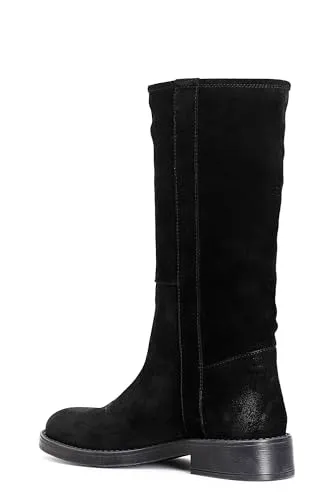 CafèNoir Stivale Donna in Pelle Scamosciata