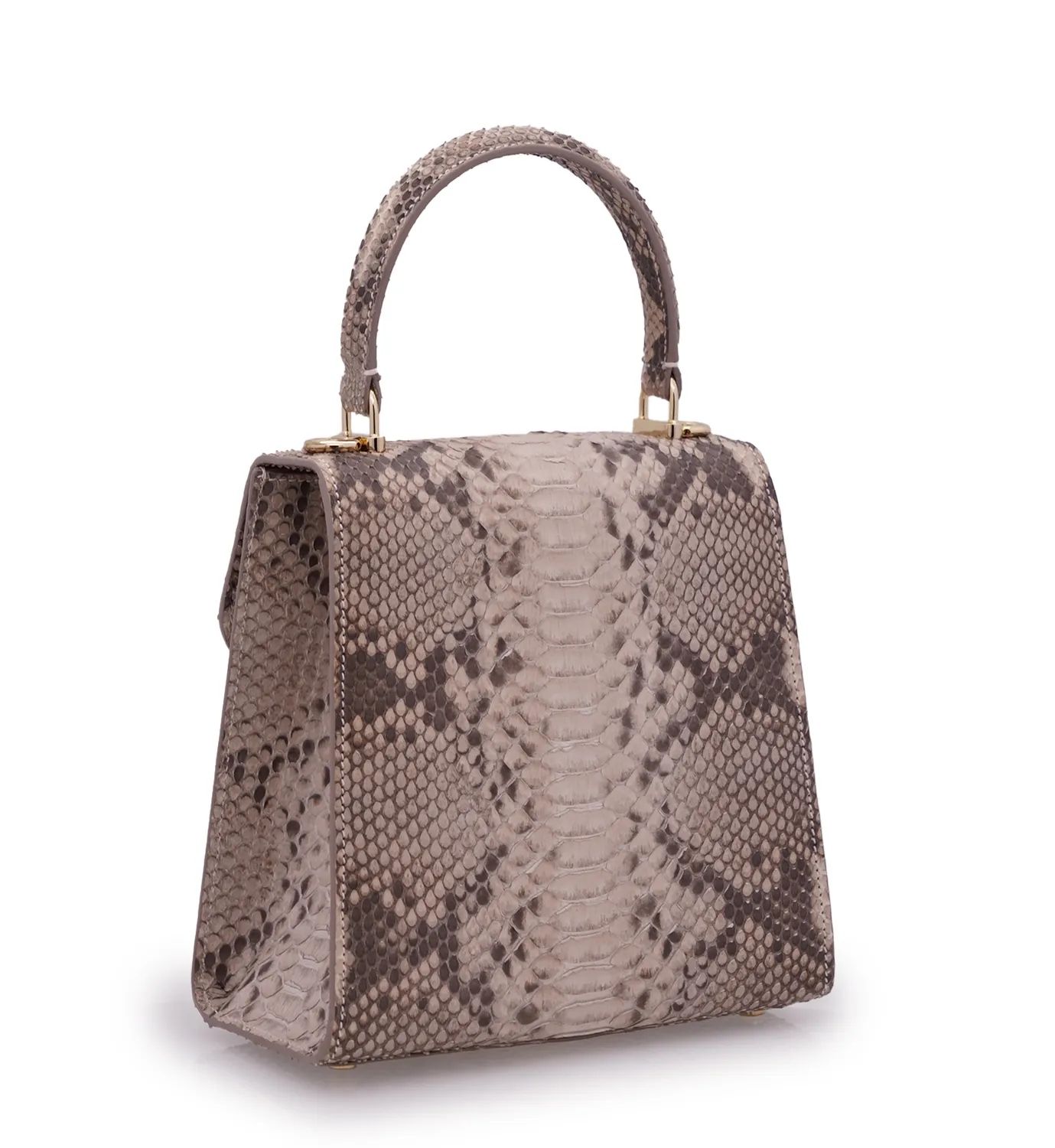 Cardinal Milano Tiffany Grey Python borsa pitone grigia