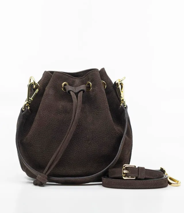 Graziano Salvatelli Joy Camoscio Marrone scarpe pelle