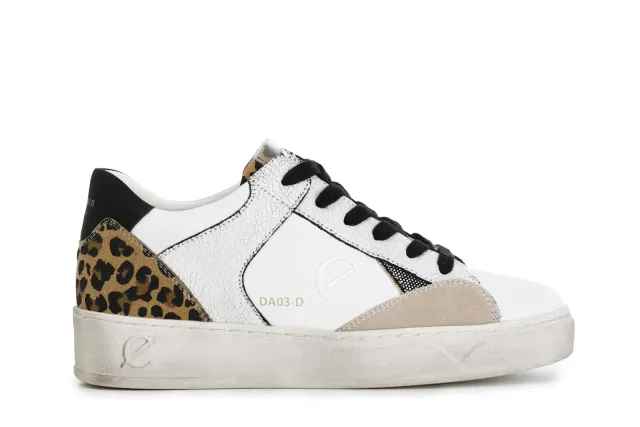 CafèNoir Sneakers Pelle Camoscio Donna Logo