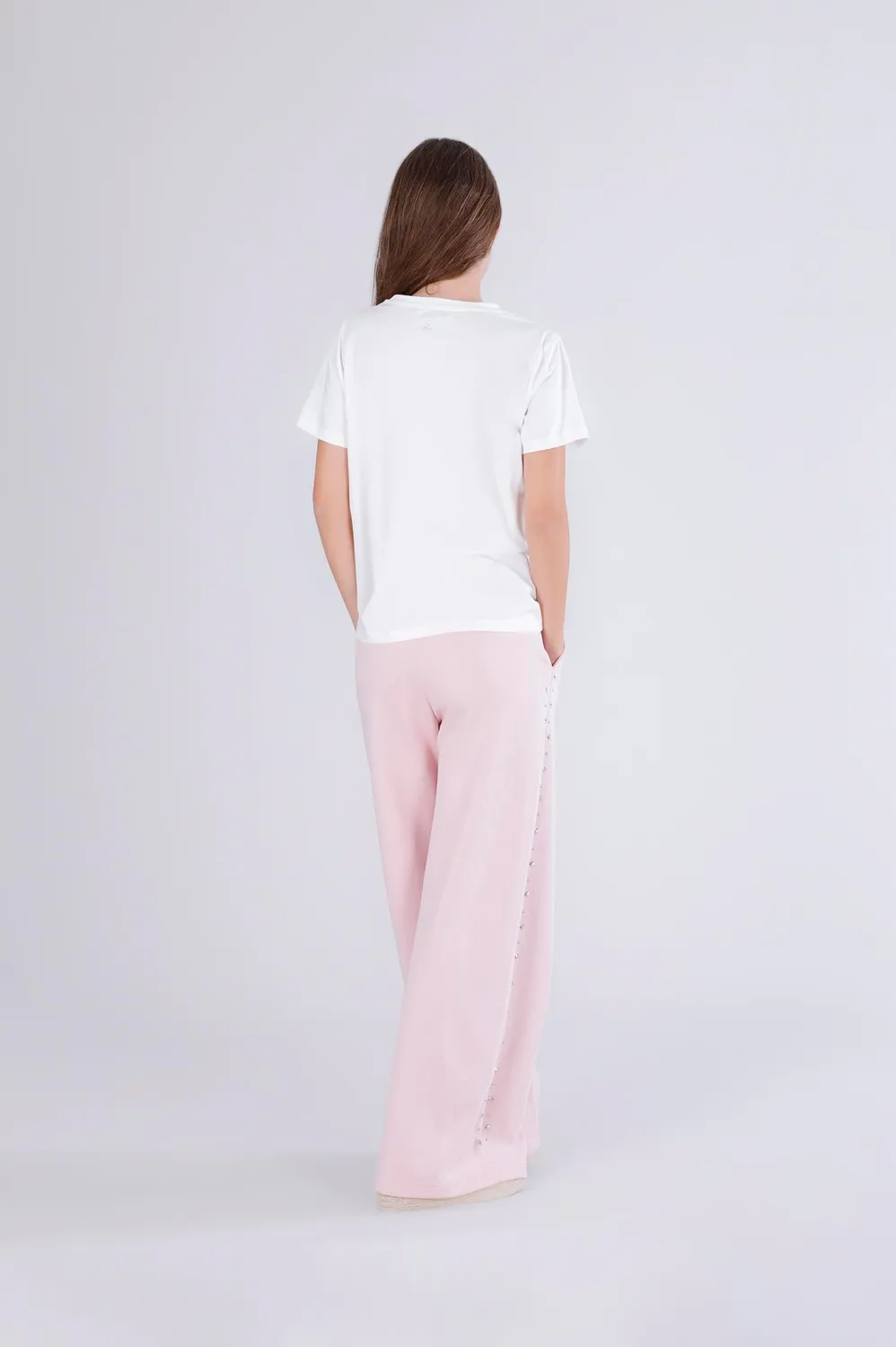 CafèNoir T-Shirt Cocktail Preferito Strass Off White S