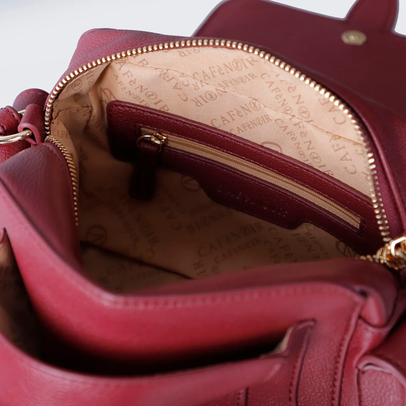 CafèNoir Pattina Borsa a Spalla Bordeaux Multi Tasche