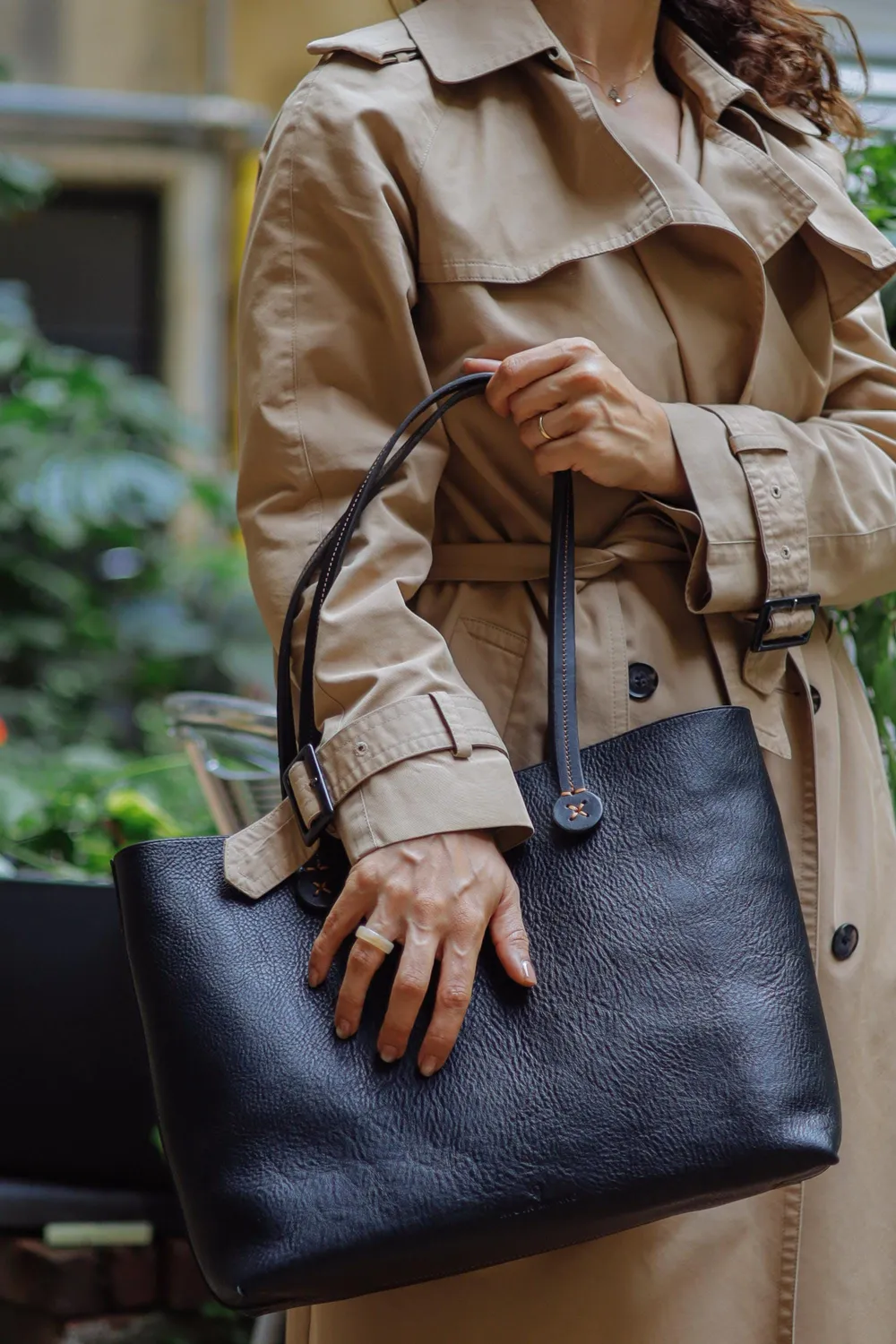Aigin Milano The Shoulder Bag spalla pelle miele
