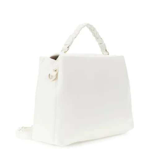CafèNoir Borsa Mano Intrecciata Tracolla Bianca