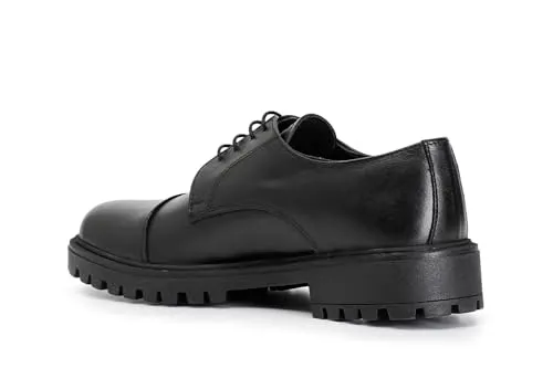 CafèNoir Derby Uomo in Pelle Nero con Spunterbo
