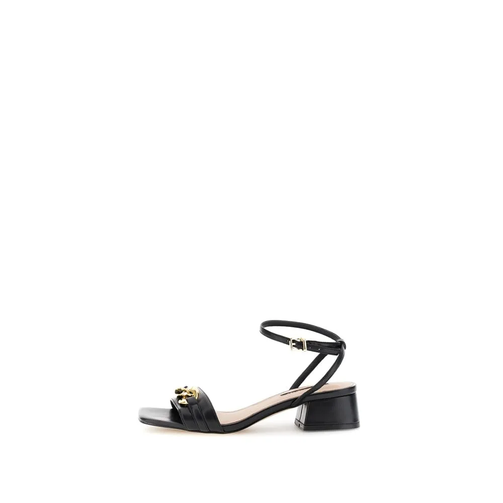 CafèNoir Morsetto Sandalo Effetto Pelle Tacco 4 cm