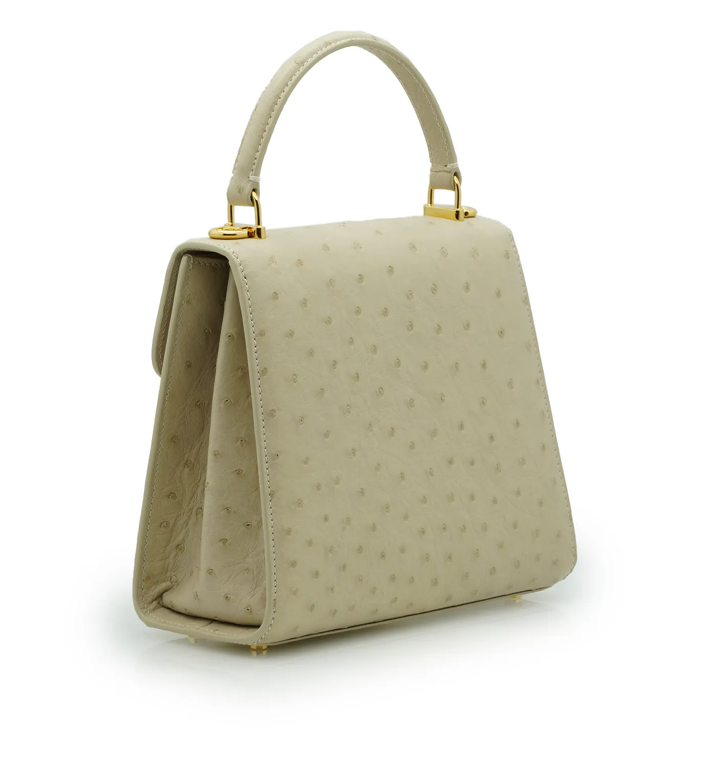 Cardinal Milano Tiffany Beige borsa struzzo beige tracolla
