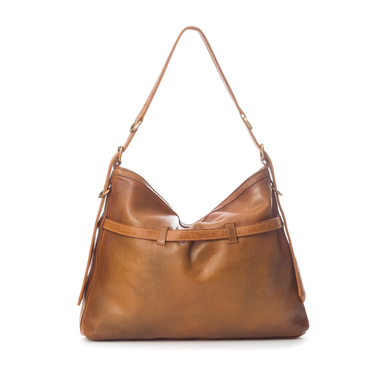 La Via Firenze Unique U010 Unica borsa tracolla cuoio 42cm