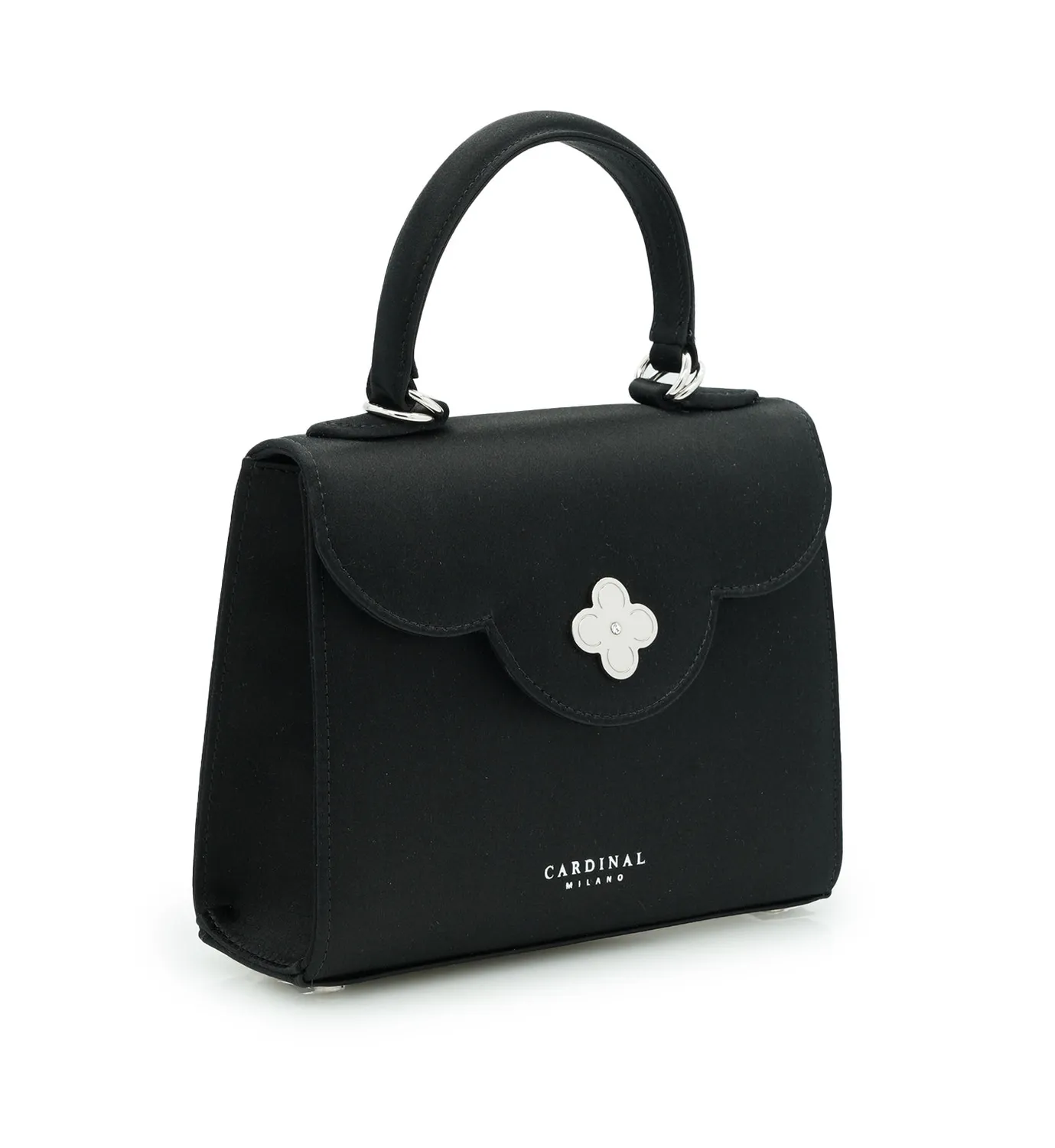 Cardinal Milano First Lady Black borsa seta nera