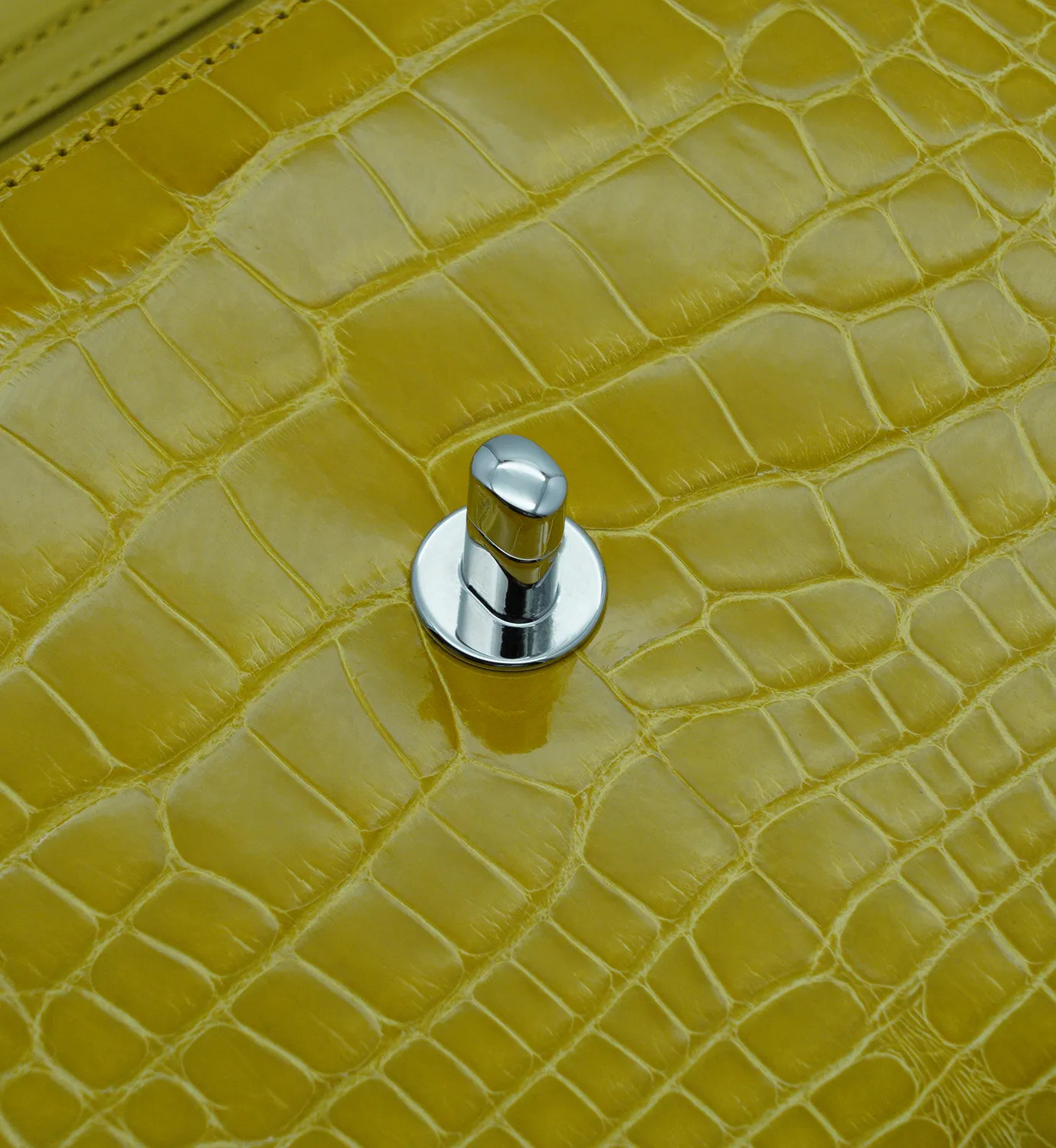 Cardinal Milano First Date Yellow borsa alligatore gialla