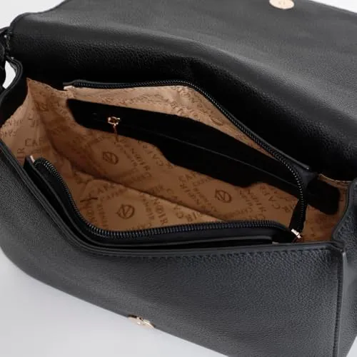 CafèNoir Tracolla Pattina Borsa Nero Motivo Infilatura