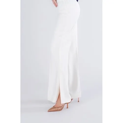 CafèNoir Pantaloni Spacco Laterale Cadi Burro 38