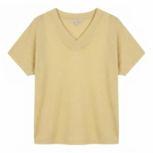 CafèNoir Maglia Aletta Filato Lurex Giallo