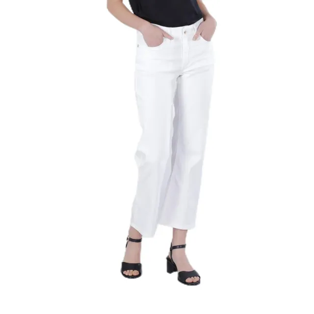 CafèNoir Jeans Bootcut Donna Off White Bull Denim