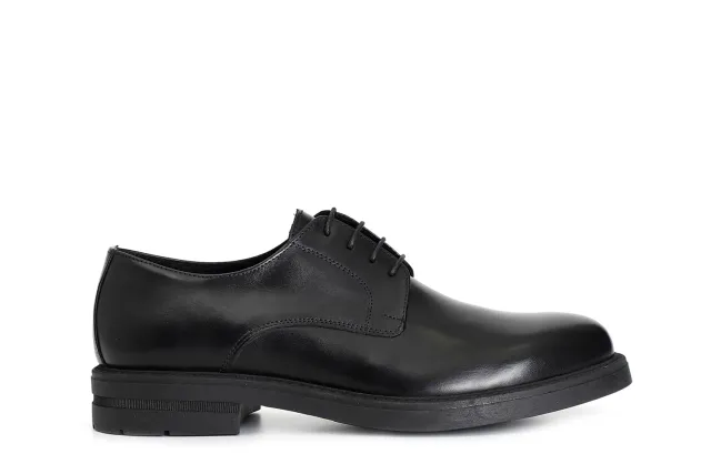 CafèNoir Derby Uomo Pelle Nera Stringata