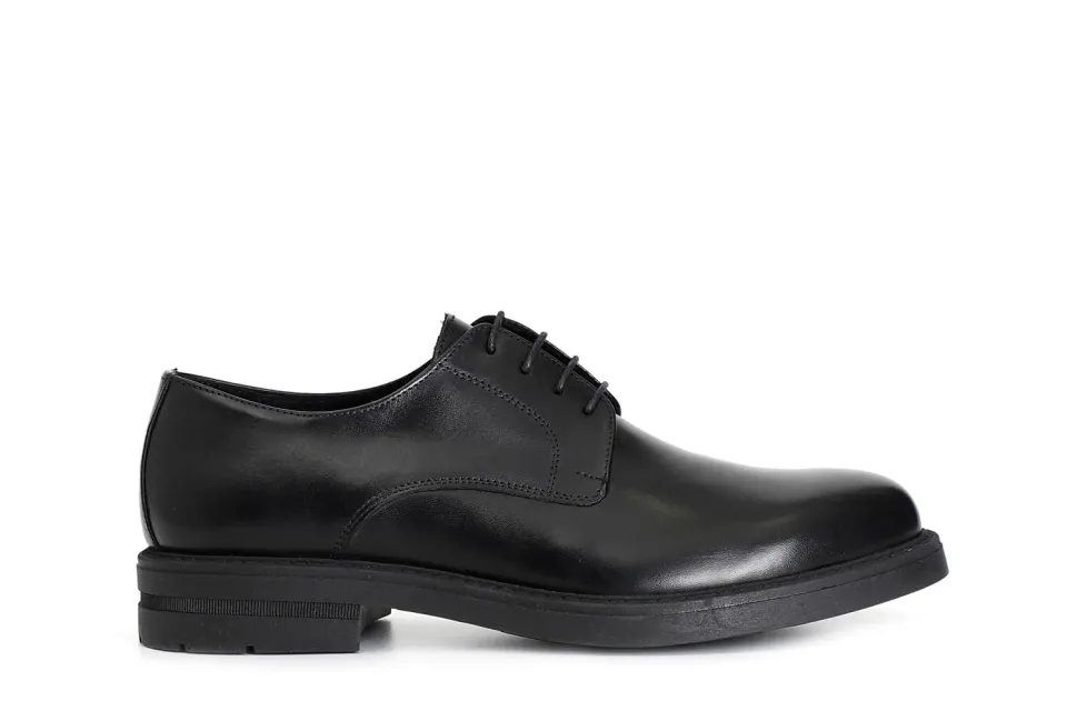 CafèNoir Derby Uomo Pelle Nera Stringata