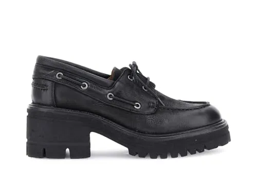 CafèNoir Mocassini Donna Nabuk Carrarmato Tacco 5,5 cm 39