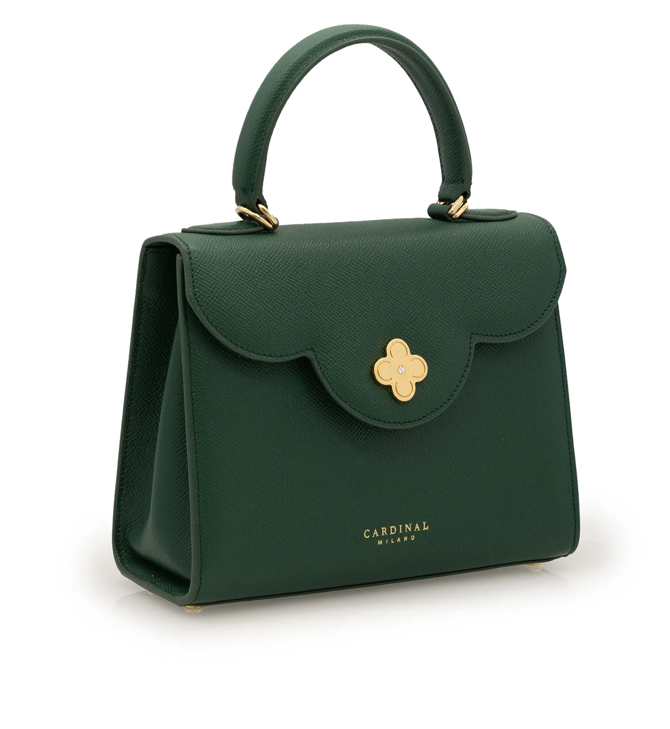 Cardinal Milano First Lady Green Textured borsa verde