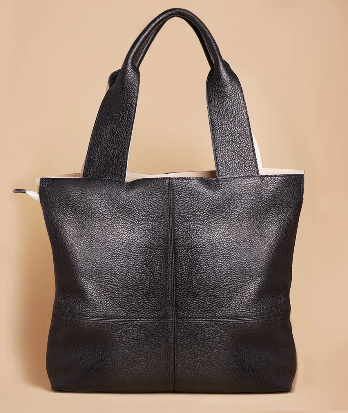 Figus Shopper Dollaro tote bag pelle marrone