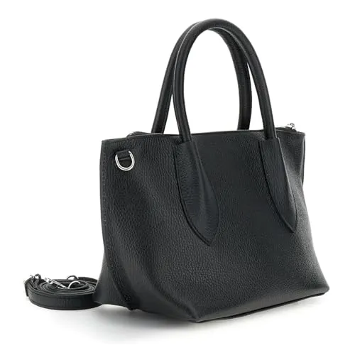 CafèNoir Bauletto Pelle Martellata Doppio Manico Donna