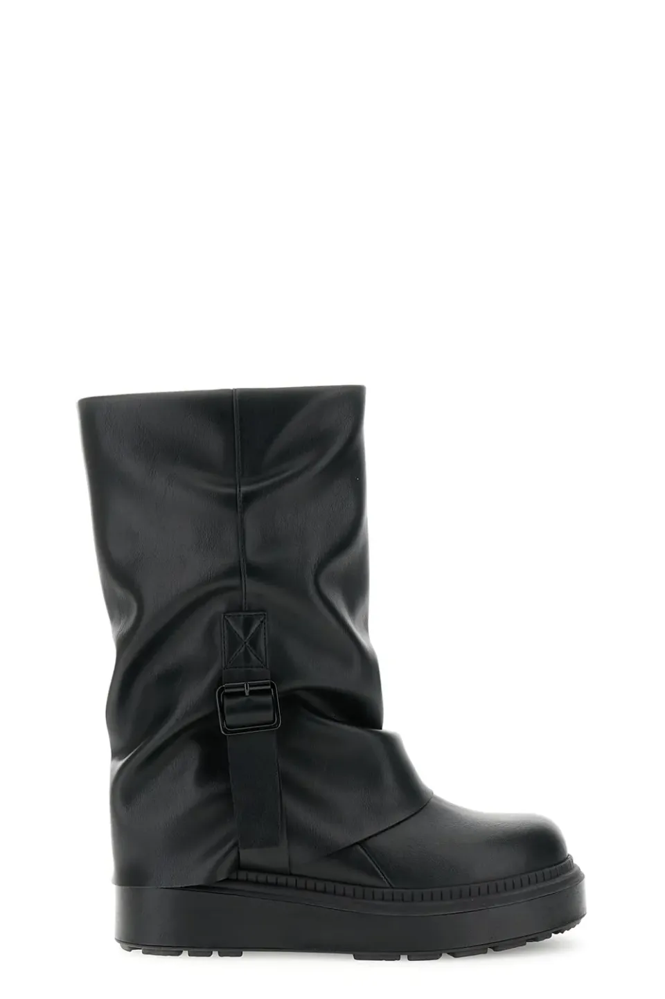 CafèNoir Stivaletti Gambale Nero Zip Interna