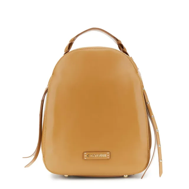 CafèNoir zaino donna tasche laterali manico intrecciato cuoio