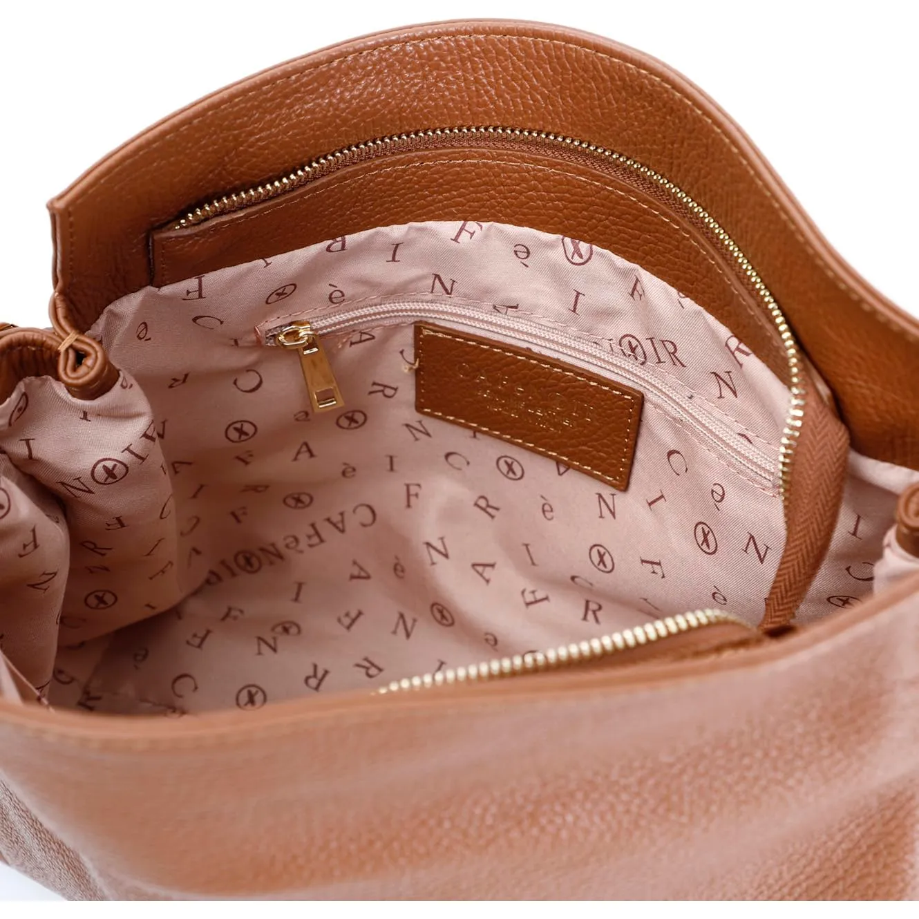CafèNoir Sacca Media Pelle Cuoio Borsa Tracolla
