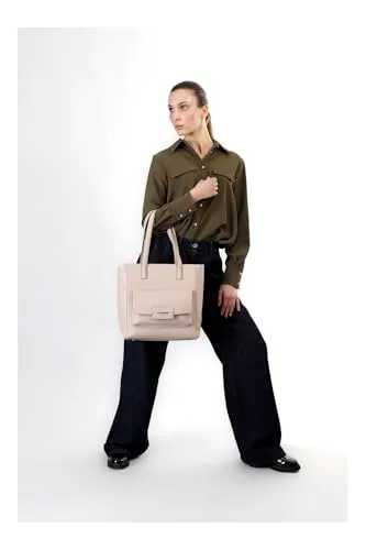 CafèNoir Tote Donna Taupe Effetto Suede