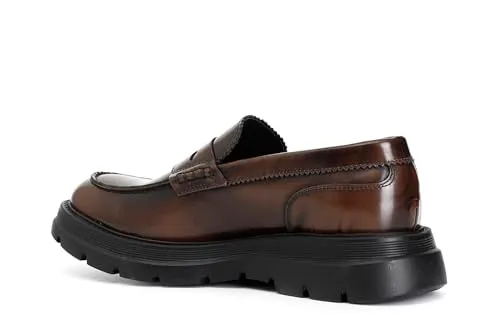 CafèNoir Mocassino Pelle Spazzolata mocassino uomo nero
