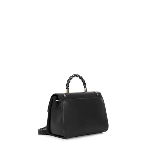 CafèNoir Borsa a Mano Catena Logo Nera Donna