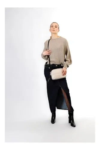 CafèNoir Camera Bag borsa nylon imbottito nera