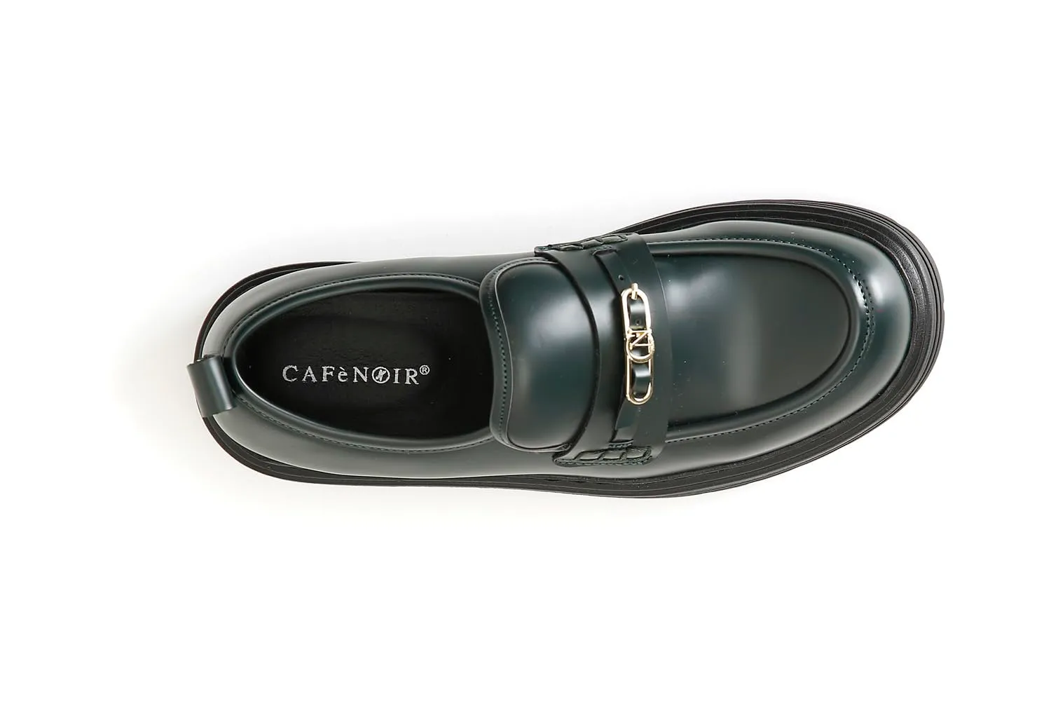 CafèNoir Mocassino Donna Similpelle Spazzolato Nero