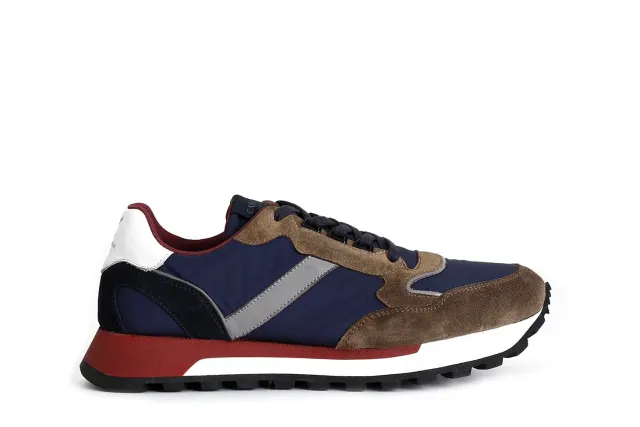 CafèNoir sneakers uomo pelle scamosciata taupe 39