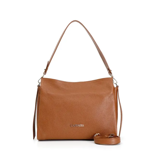 CafèNoir Sacca Media Pelle Cuoio Borsa Tracolla