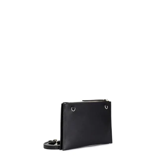 CafèNoir Pochette Donna Saffiano Nero Letterine