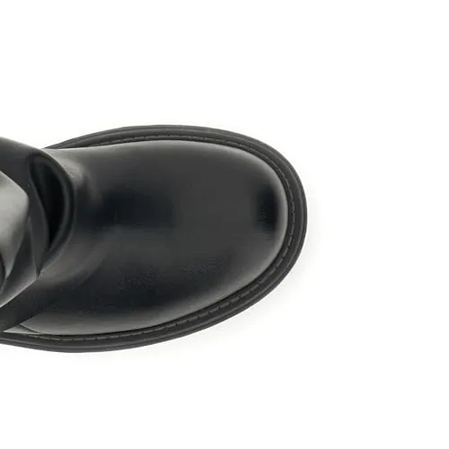 CafèNoir Stivaletti Gambale Nero Zip Interna