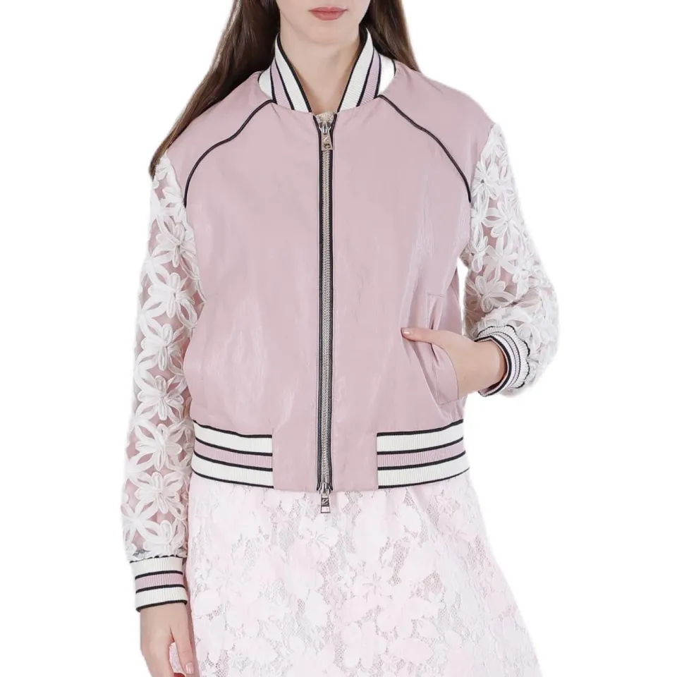 CafèNoir Bomber Similpelle Pizzo Rosa 40-46