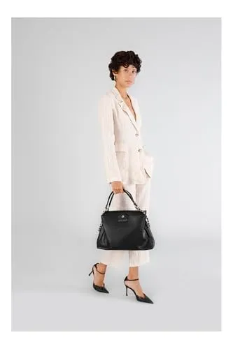 CafèNoir Borsa Catena Tracolla Borsa Pattina Zip Casual