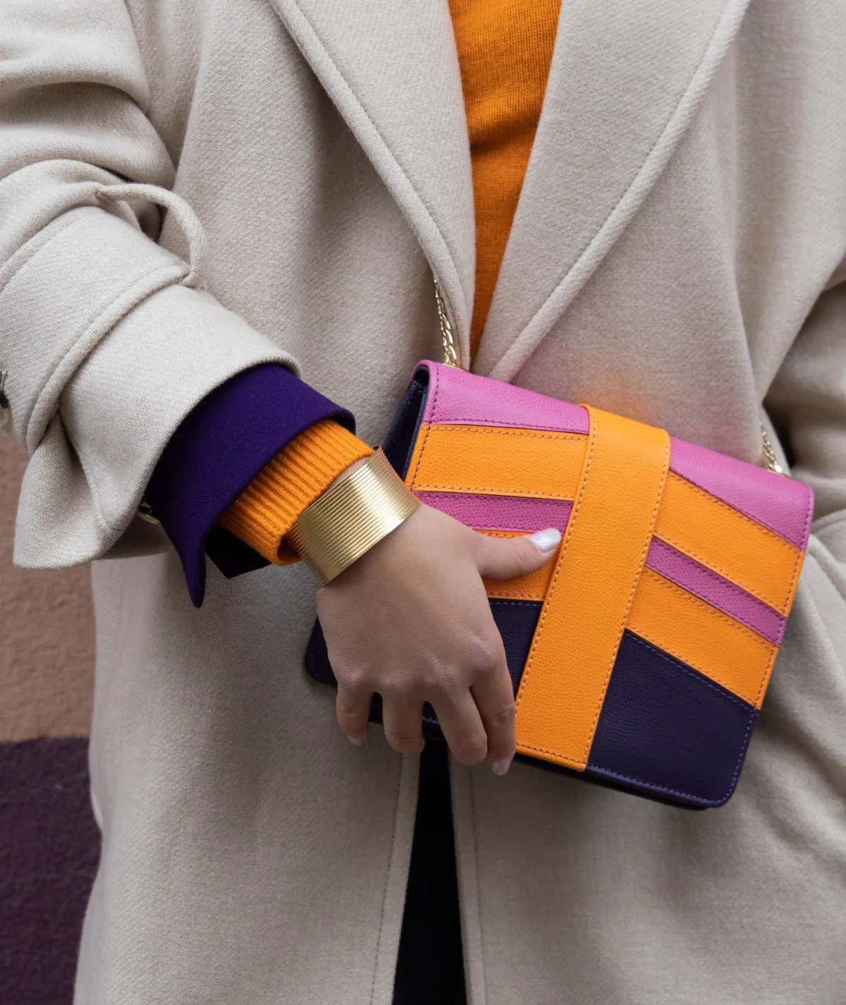 Figus Striped Gold bracciale oro schiava