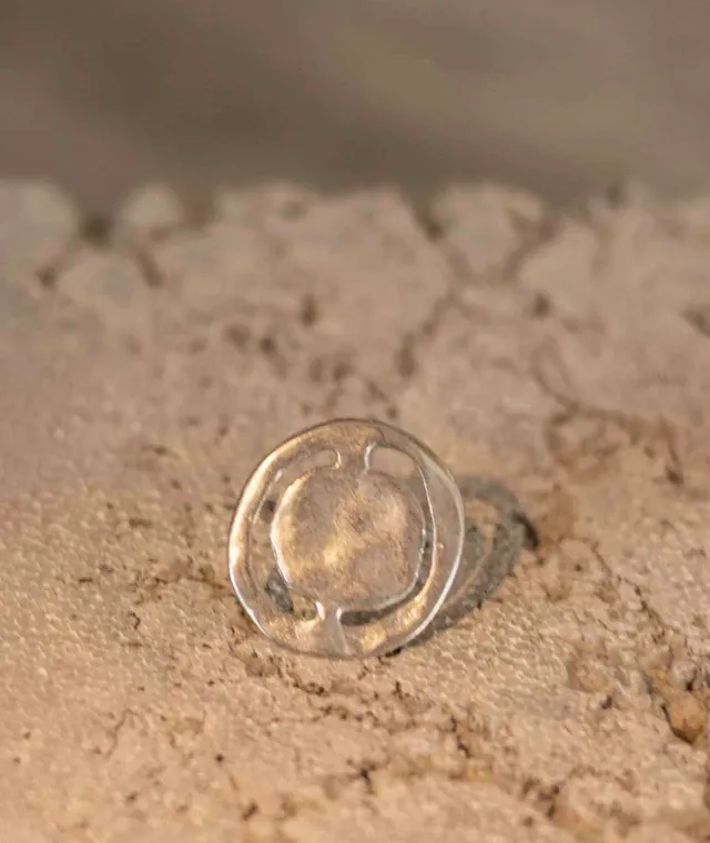 Figus Polo anello argento regolabile etrusco