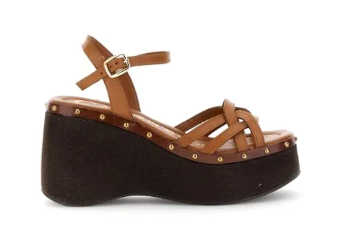 CafèNoir Gilda Sandali Zeppa Donna 36 EU Pelle